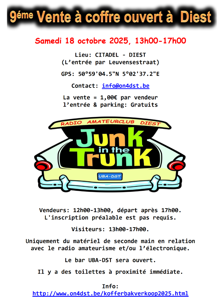 DST kofferbak 2025 