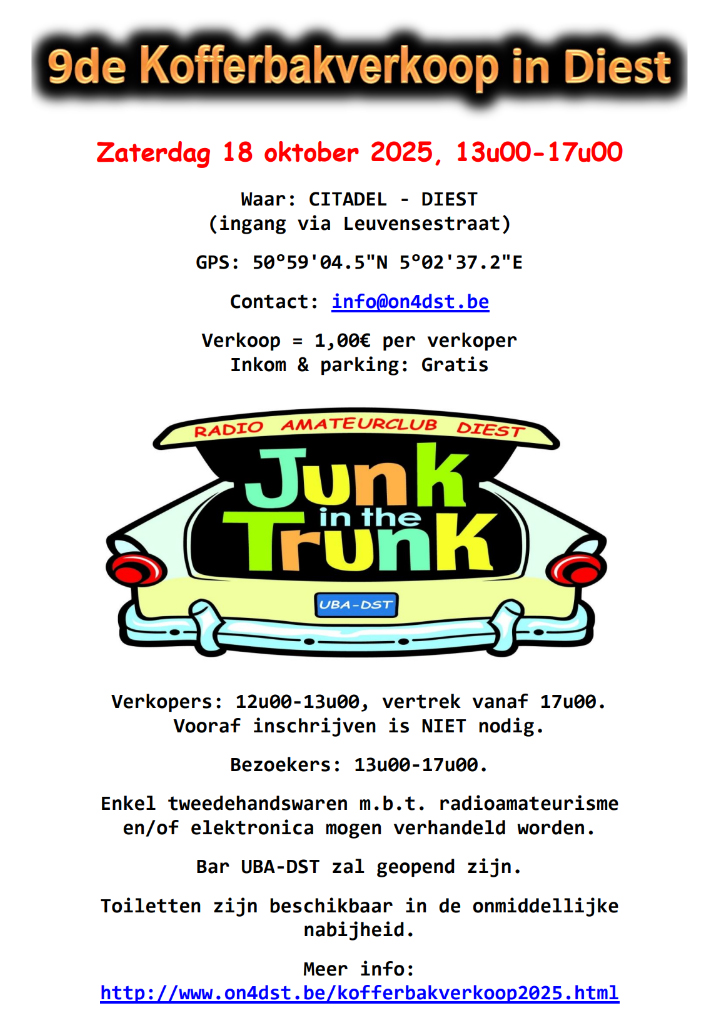 DST kofferbak 2025 