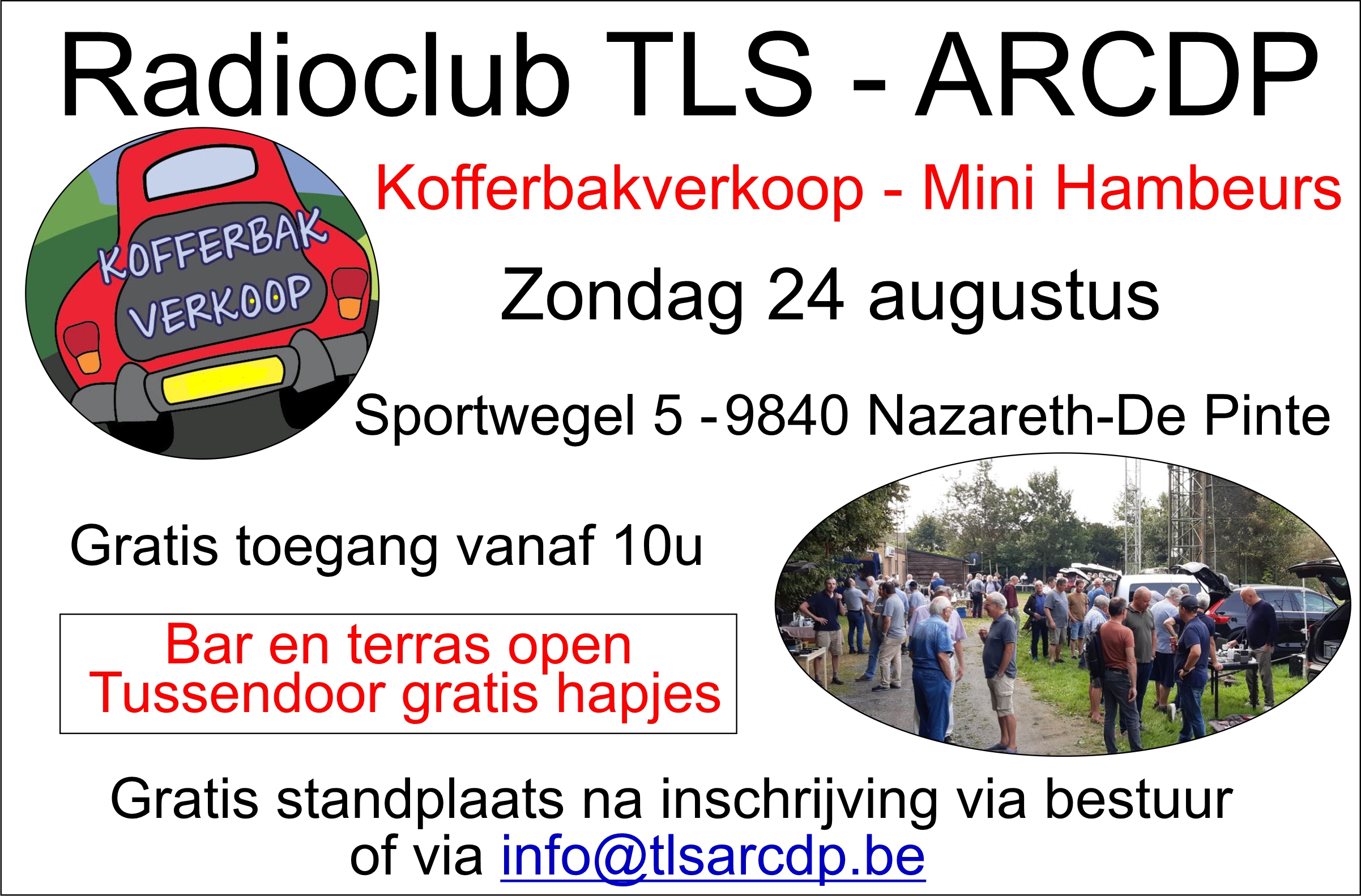 TLS kofferbakverkoop 2025
