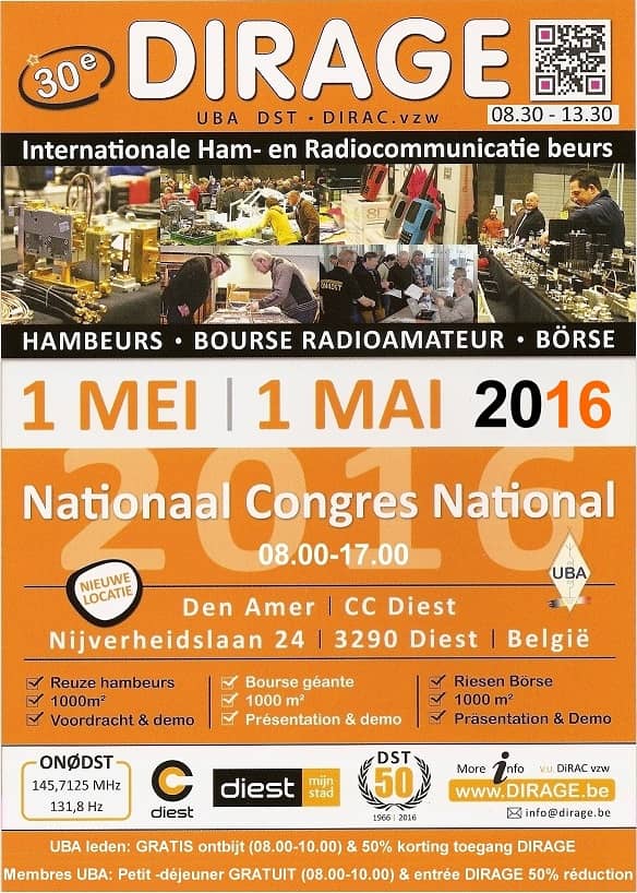 DIRAGE 2016 Affiche UBA Congres @ Diest