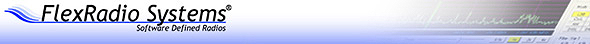 FlexRadio Systems Banner