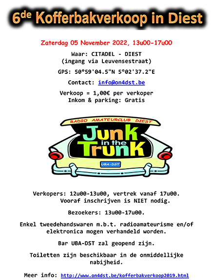 Kofferbakverkoop DST 2022