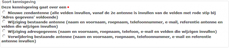 LNE Formulier kennisgeving 1