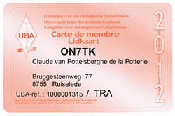 Membership Card 2012