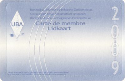 Membership Card 2009