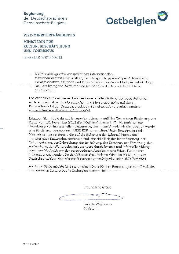 Morse Recognition German Community - Letter (02)
