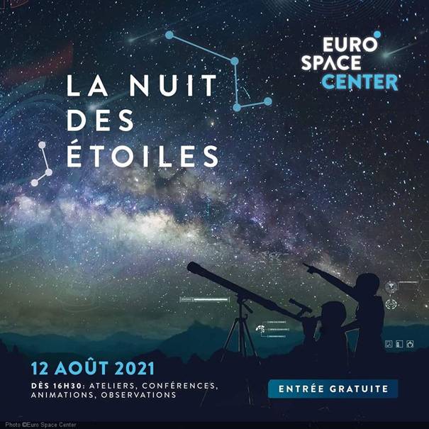 Nuit des Etoiles @ Euro Space Center 2021 (banner)