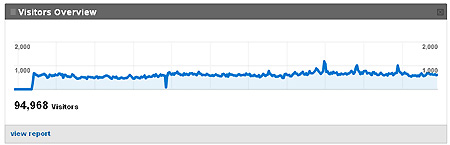 UBA Statistics 1 year Visitors