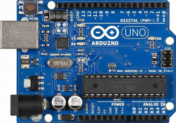 Arduino Uno board microcontroller