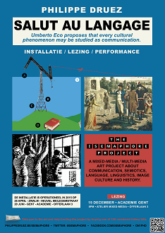 iSmaphore project / Salut au Langage from Philippe Druez - ON1PHD / Affiche