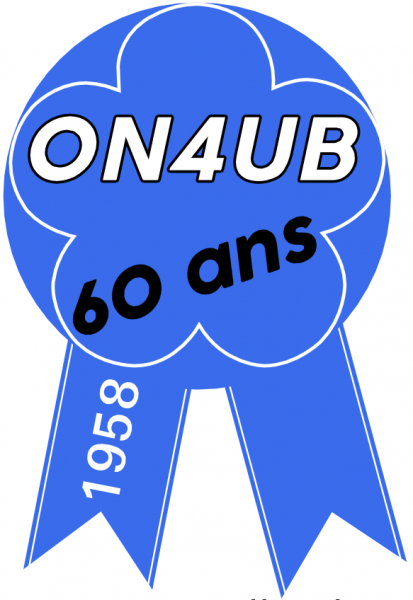 ON4UB 60 Years Anniversary Logo