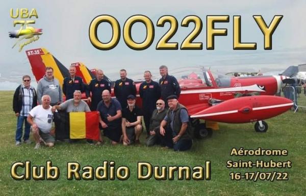 OO22FLY QSL CRD 2022 St-Hubert Airfield