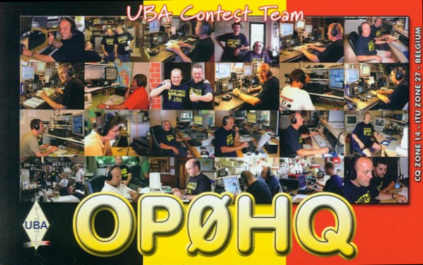 OP0HQ QSL Card