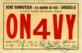 ON4VY QSL Card