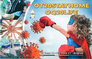 OT20STAYHOME OQ20LIFE Corona QSL