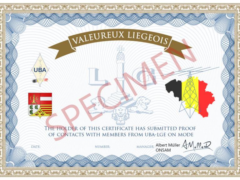 Valeureux Liégeois Award