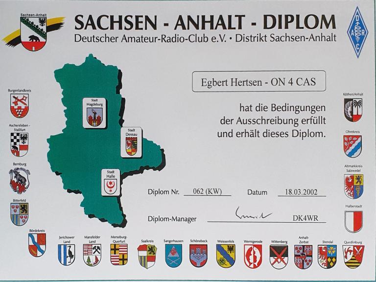 Sachsen Anhalt Diplom