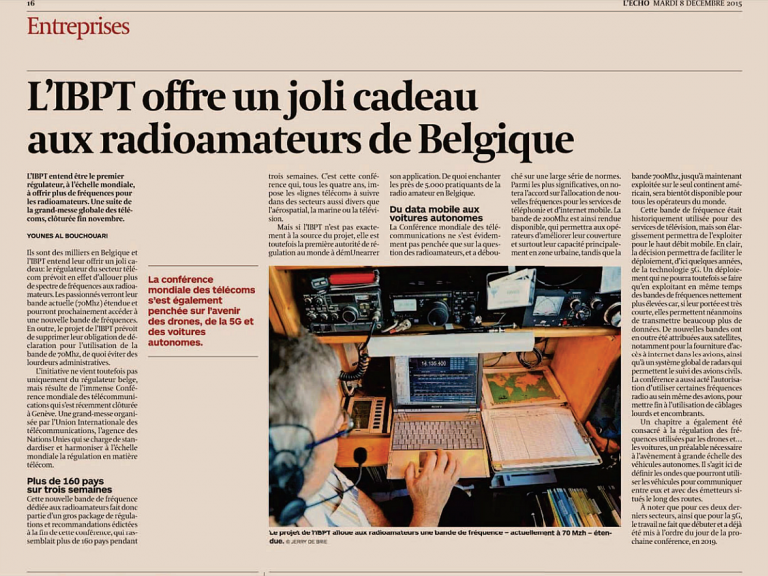 Press L'Echo - About WRC 2015