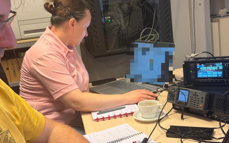 Terminal ASTRID et IC-705 sur le relais UHF ON0BTS