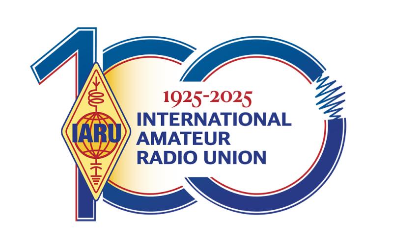 IARU 100 logo