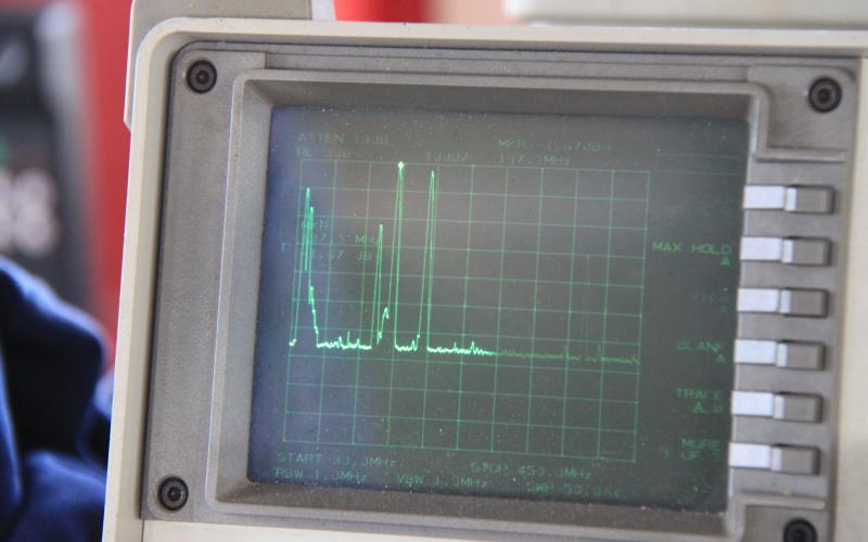 ON4IJ Jean-François Spectrum Analyser Ronquières 29 juillet 2022