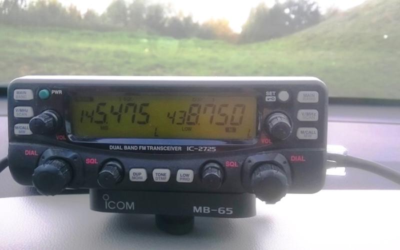 ON4KTU/M tijdens de NITREX-oefening 25 oktober 2016