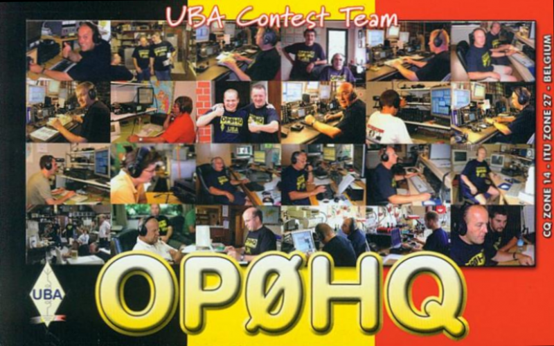 OP0HQ QSL Card