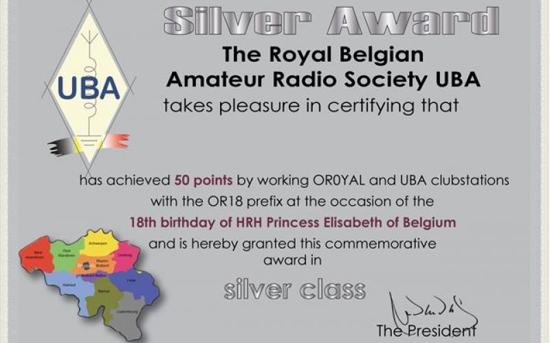 OR0YAL OR18 Silver Award