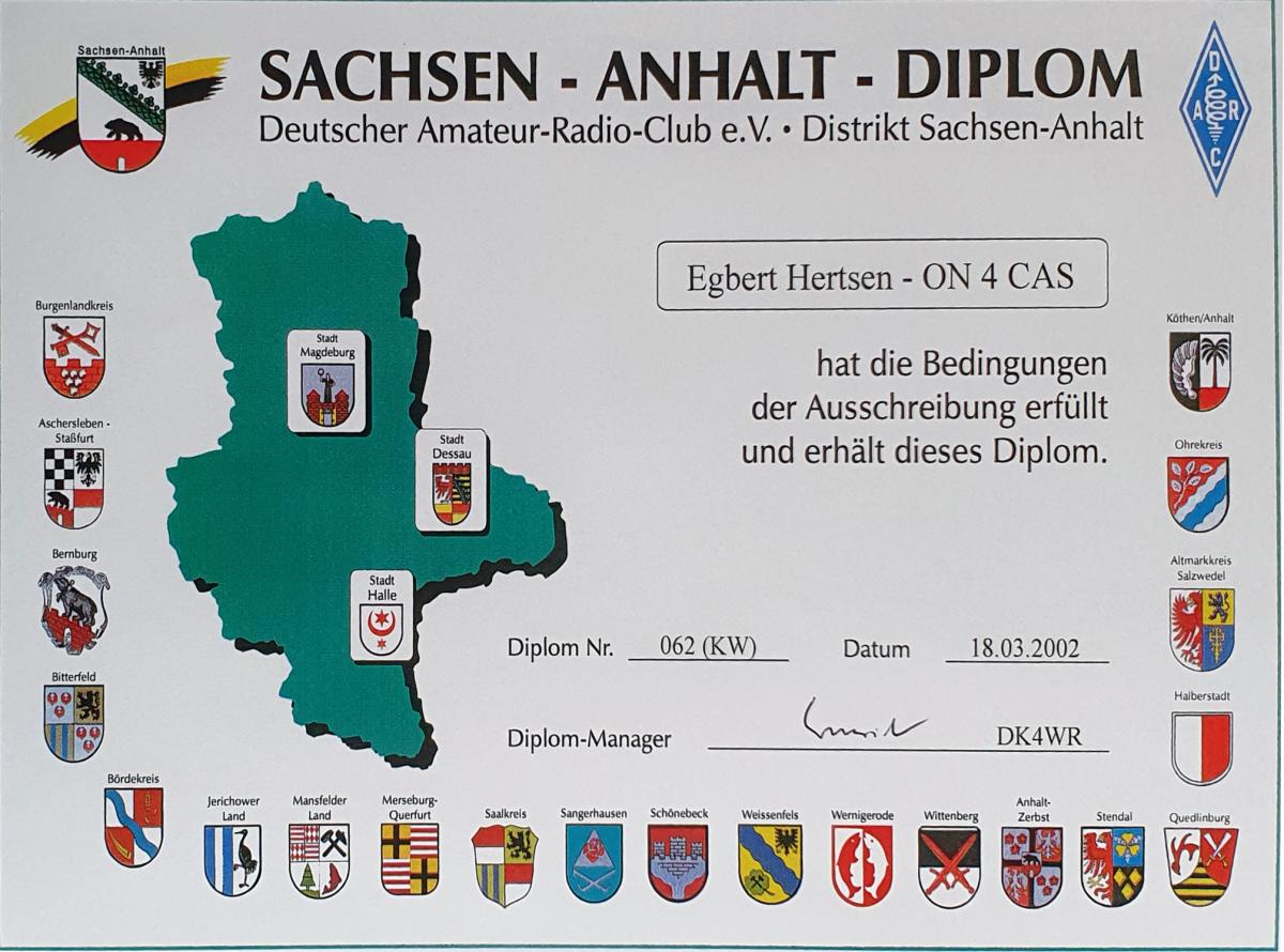 Sachsen Anhalt Diplom